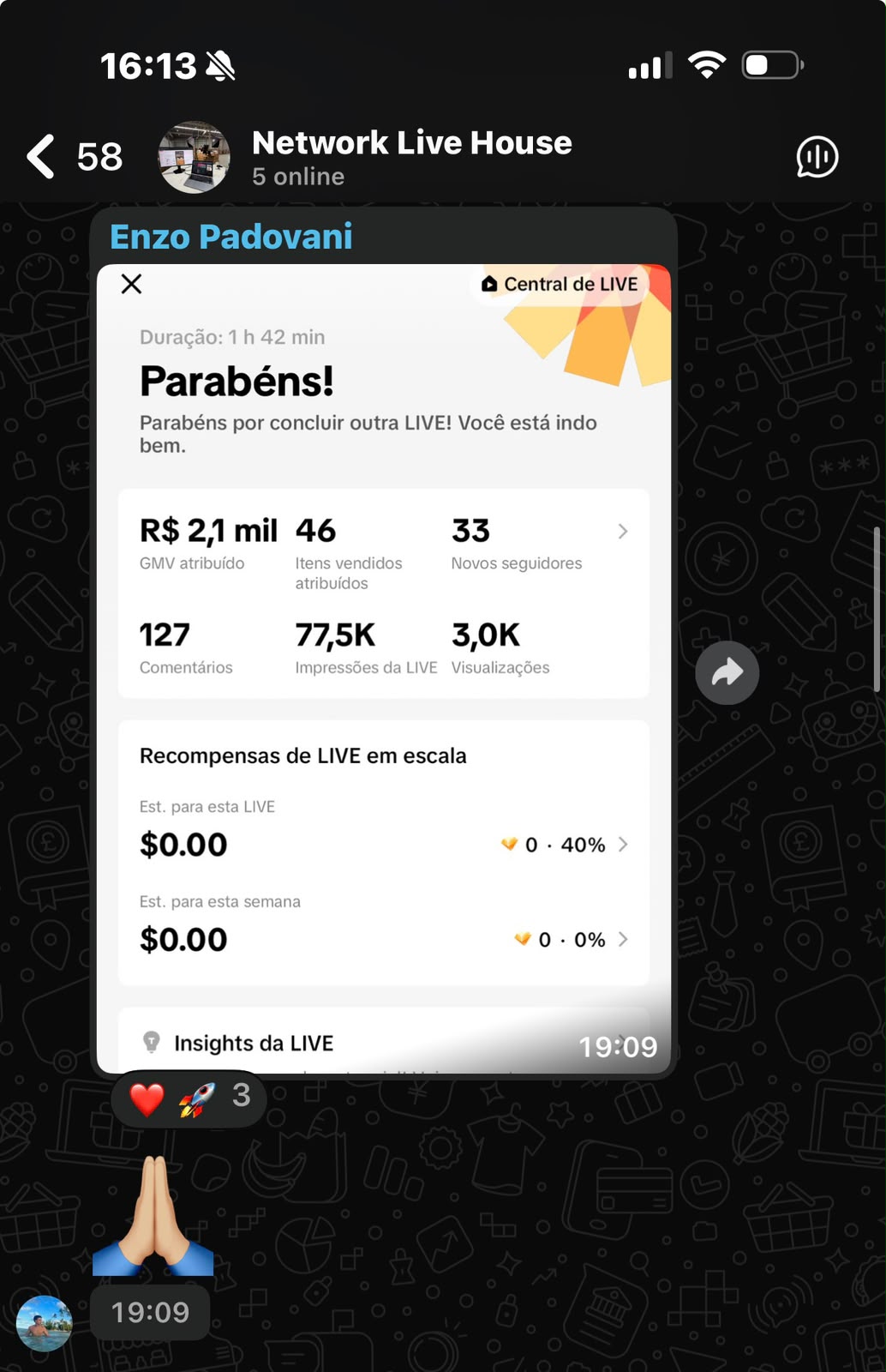 Print de feedback de vendas 1