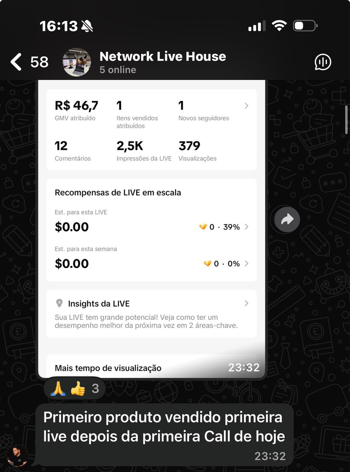 Print de feedback de vendas 4
