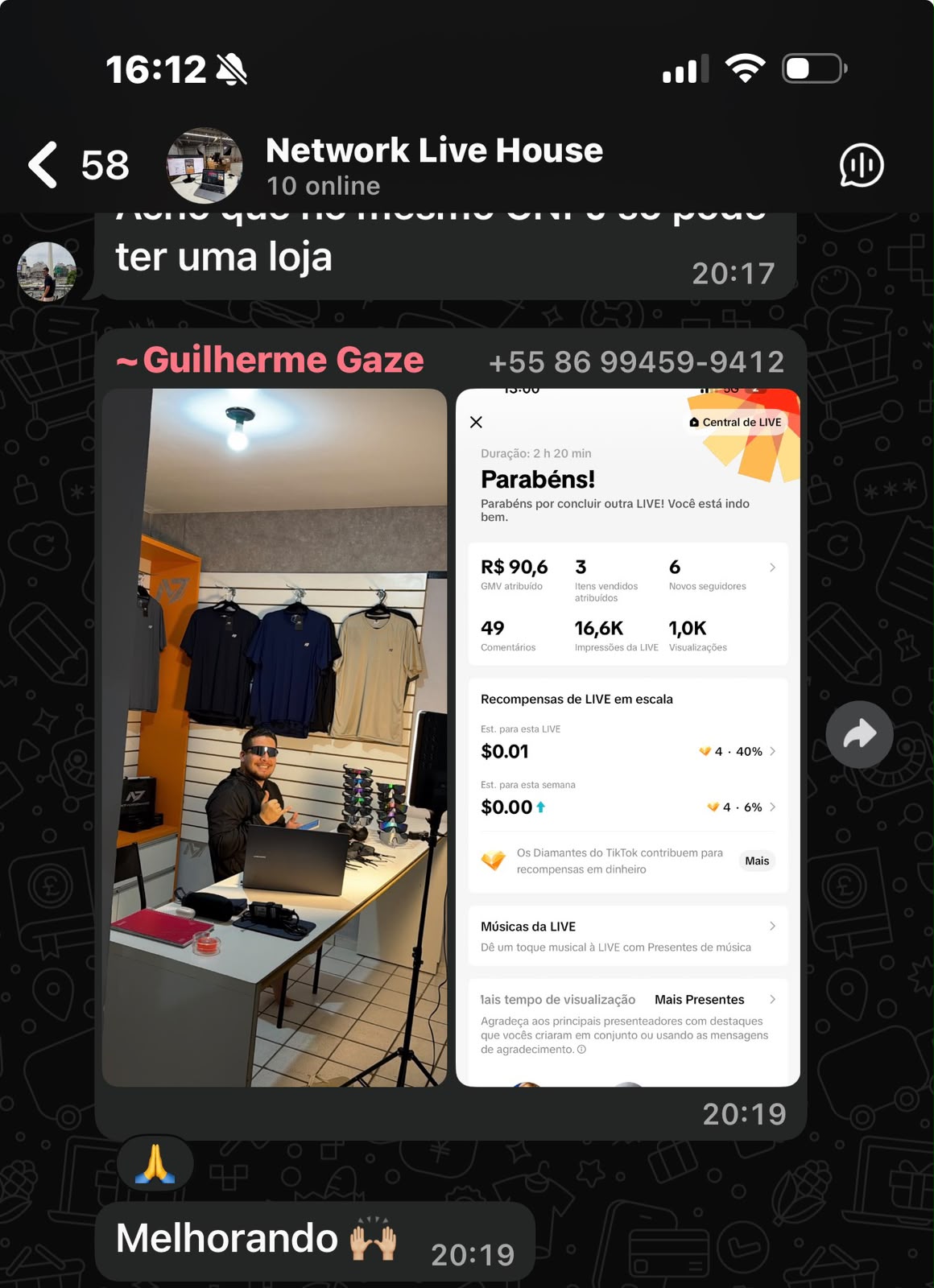 Print de feedback de vendas 5